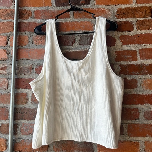 Old Navy Waffle Knit Tank Lounge Top Plus Size 2xl - Picture 2 of 5